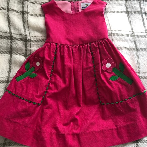 2t Florence Eisman pink corduroy w/Spring accents - Picture 1 of 3